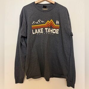 Lake Tahoe Graphic Long Sleeve Tee